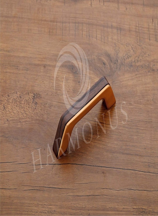 HARMONUS , Fancy Cabinet Handle, Rose Gold/Qubic Finish, Zinc Alloy, 288 MM (12 Inch), 3 PCS - Image 2